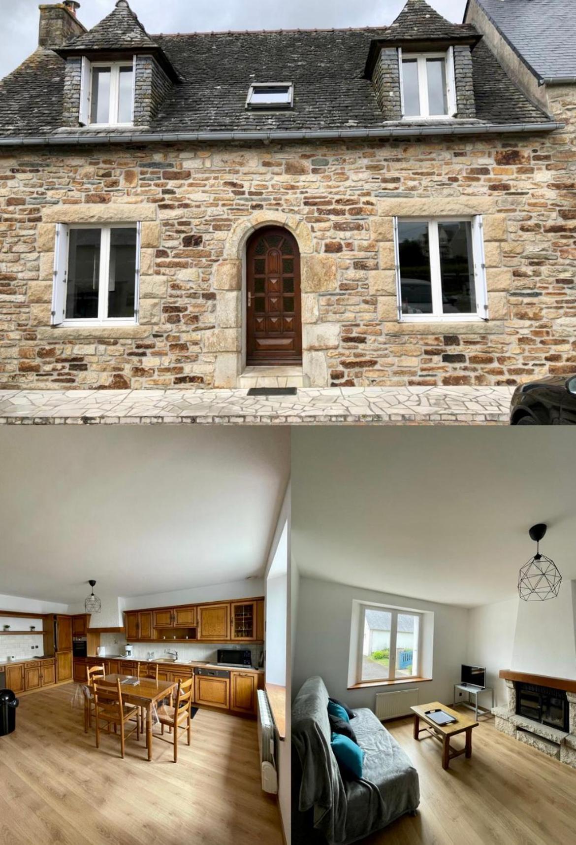 Charmante Maison En Pierre Morlaix Zewnętrze zdjęcie